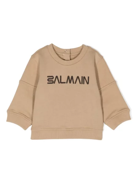 Bluza dziecięca Balmain brązowa