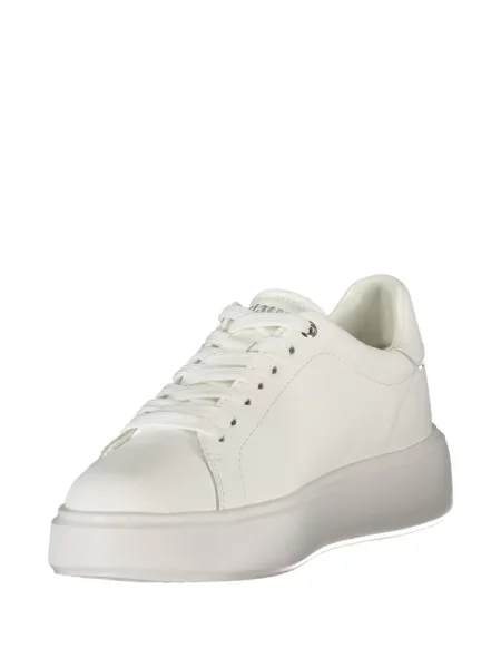 Sneakerși Blauer cu platformă alb