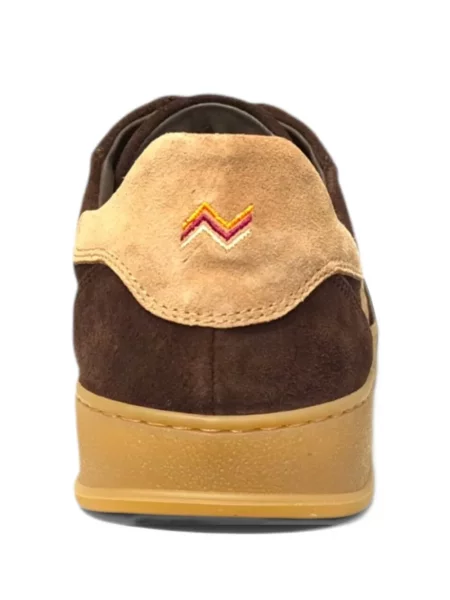 Sneakerși Missoni din piele de căprioară cu aplicații maro