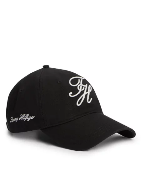 Baseball sapka Tommy Hilfiger Logo Embroidery Baseball Cap fekete