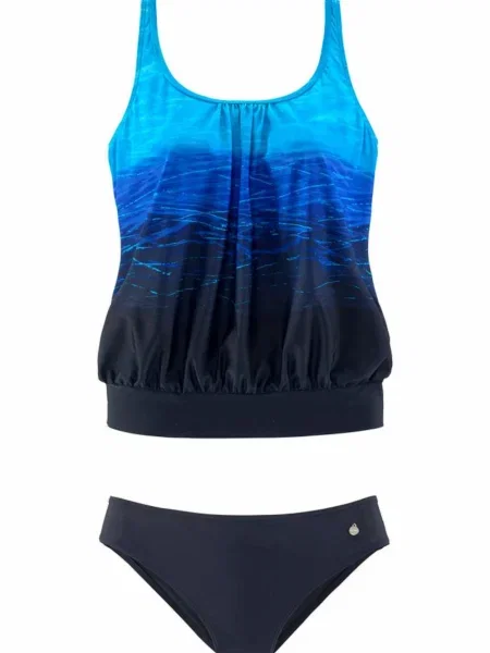 LASCANA Majica za kopanje modra