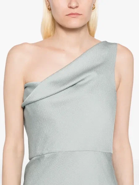 Rochie Amsale din satin verde