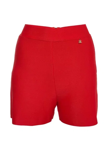 Pantaloni scurți Elisabetta Franchi roșu