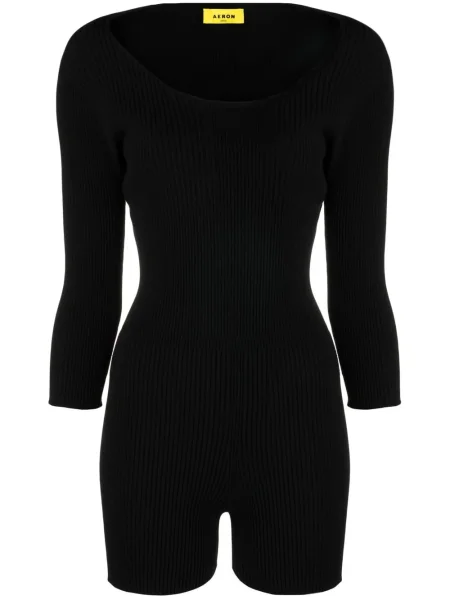 Salopetă Aeron cu nervuri negru