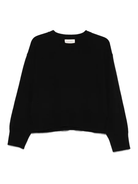 Sweter Officine Generale z dekoltem w serek czarny