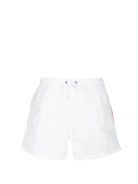Slip de baie Sundek cu autograf alb