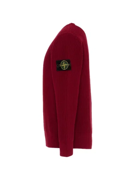 Sweter dziecięcy Stone Island czerwony