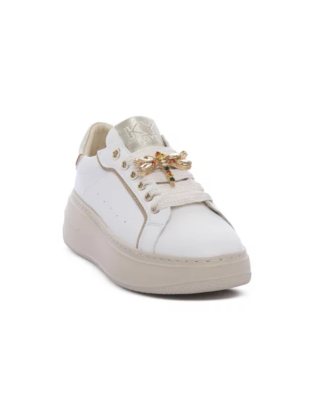 Pantofi Keys alb