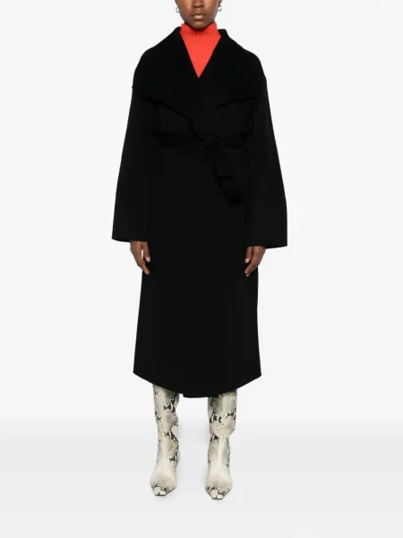 Palton Soft Goat negru
