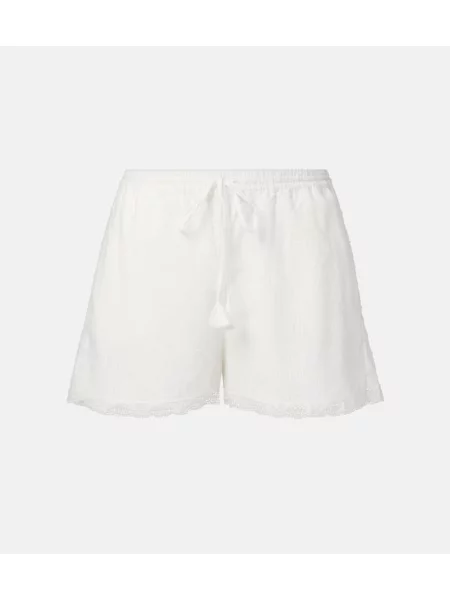 Pantaloni scurți Poupette St Barth alb
