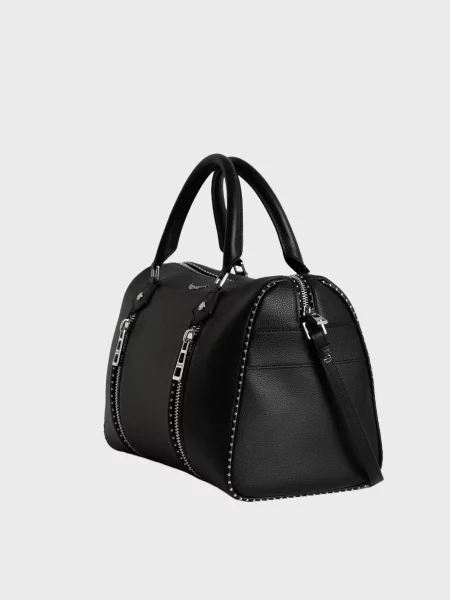 Шкіряна сумка Zadig&voltaire чорна