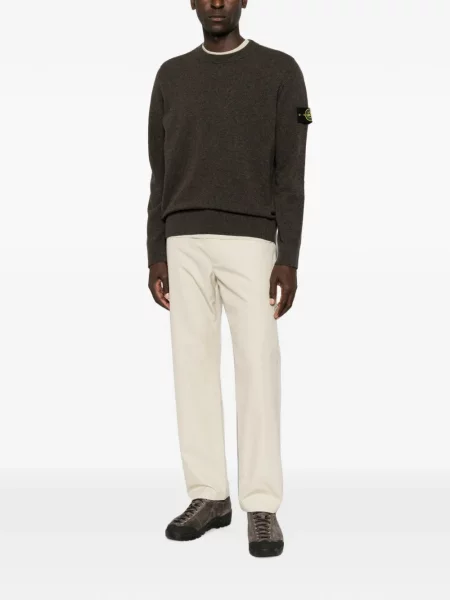 Pulover Stone Island cu strasuri maro