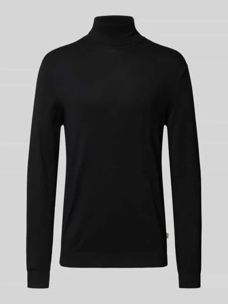 Golf o kroju regular fit z mieszanki model ‘WYLER’ Only & Sons czarny