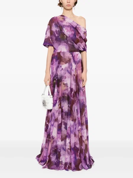 Rochie Amsale cu imagine violet