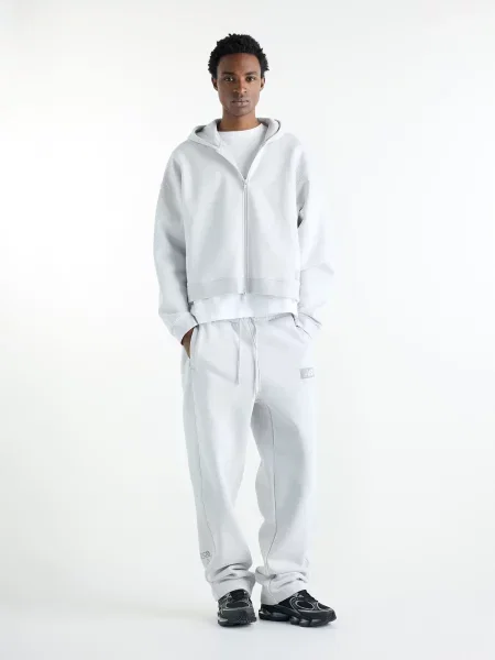 Флисовый свитер New Balance серый