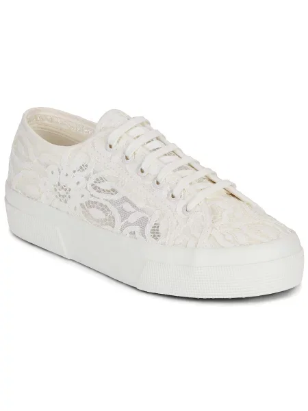 Pantofi Superga cu platformă alb