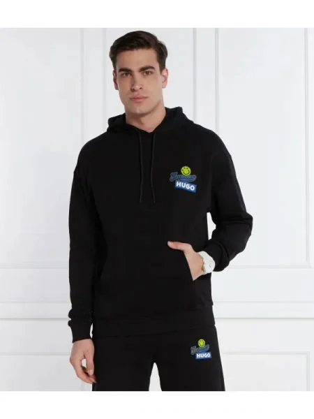 Hugo Blue Hanorac Nerrain negru