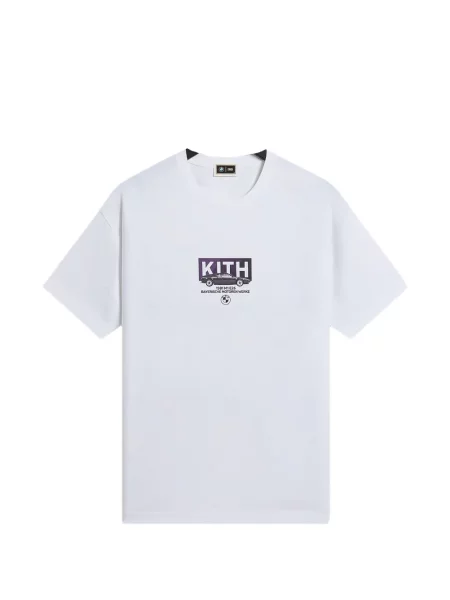 Tricou Kith cu imagine alb