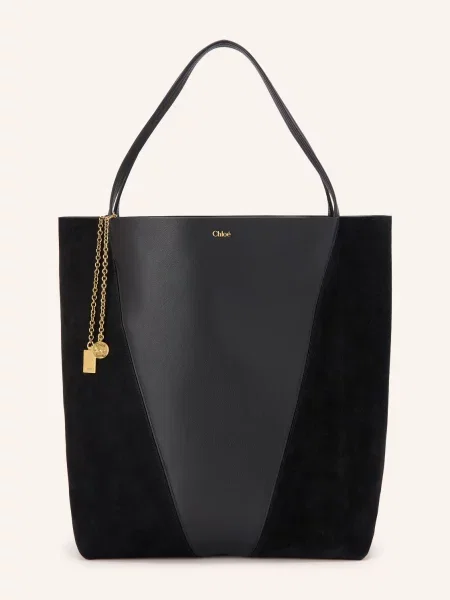Chloé Shopperka Spin schwarz czarna