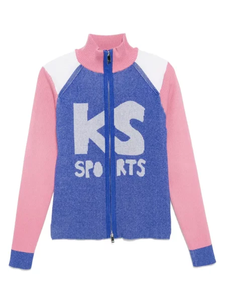 Cardigan Kidsuper retro albastru