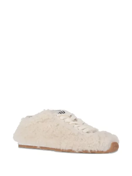Fűzős csipkés sneaker Miu Miu