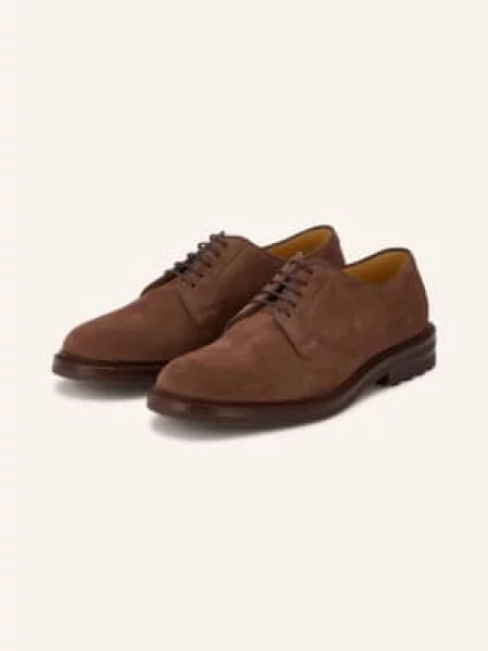 Brunello Cucinelli Sznurowane Botki braun brązowe