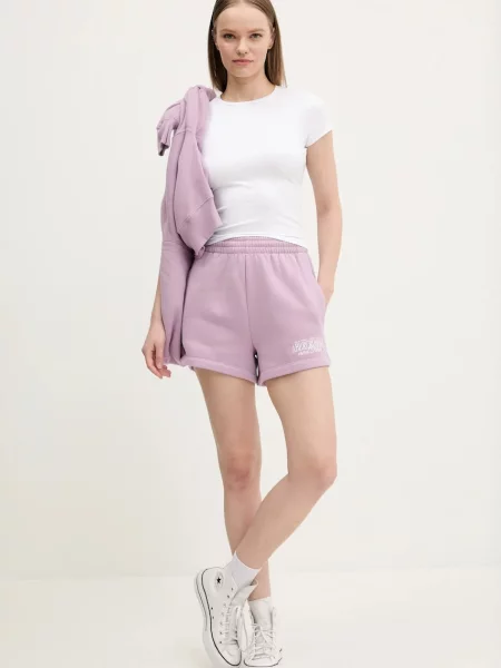 Kratke hlače Abercrombie & Fitch roza