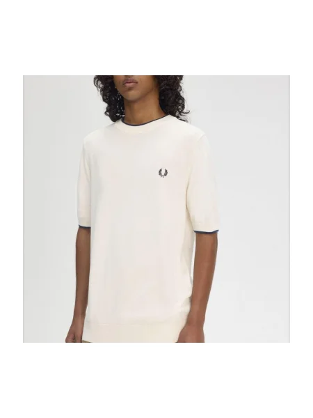 Tricou Fred Perry tricotate bej