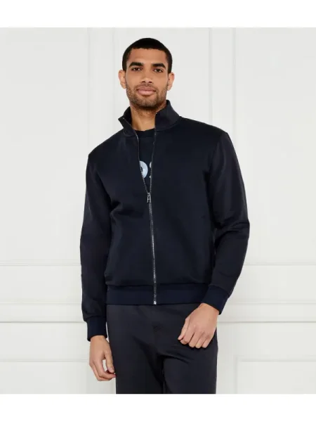 BOSS BLACK Pulóver H-Shepherd | Regular Fit fekete
