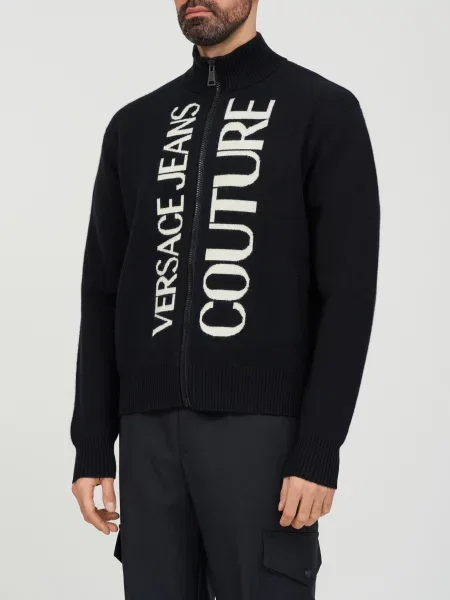Свитер Versace Jeans Couture черный