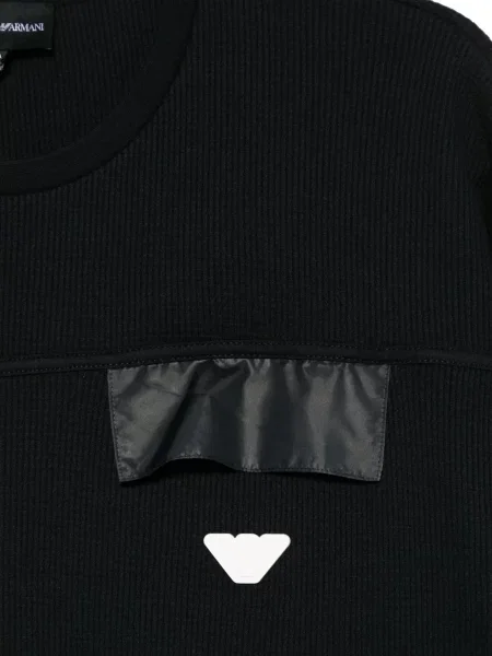 Bluza dziecięca Emporio Armani niebieska