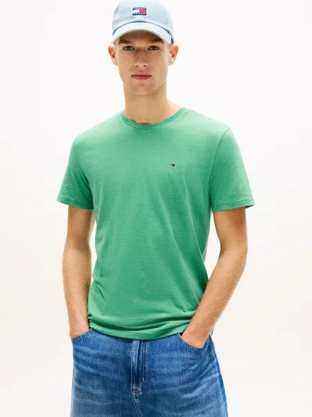 Tommy Jeans Tricou JASPE' verde