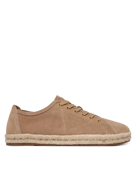 Guess Sneakers MALAGA | piele întoarsă bej