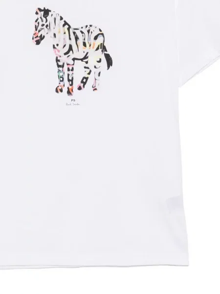 Tricou Ps Paul Smith cu imagine alb