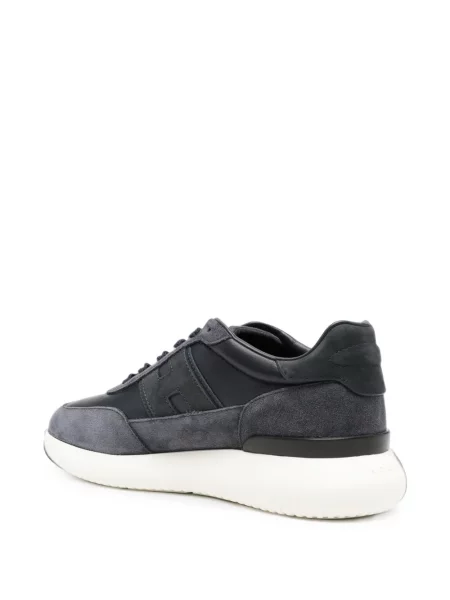Sneakerși Hogan din piele de căprioară albastru