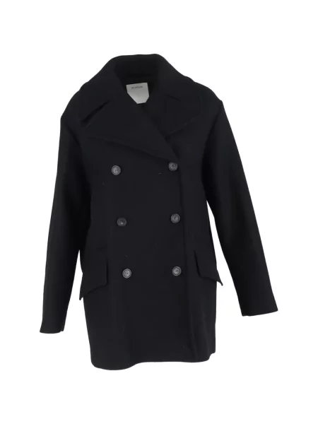Palton Max Mara de lână negru
