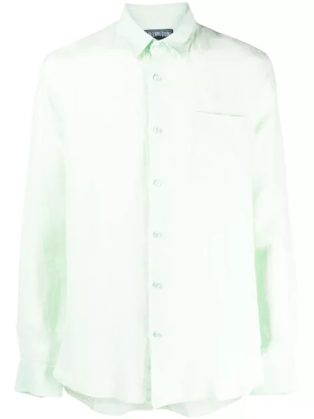 Ленена дълго риза Vilebrequin зелено