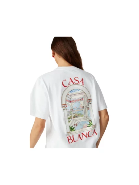 Koszulka Casablanca bez rękawów biała