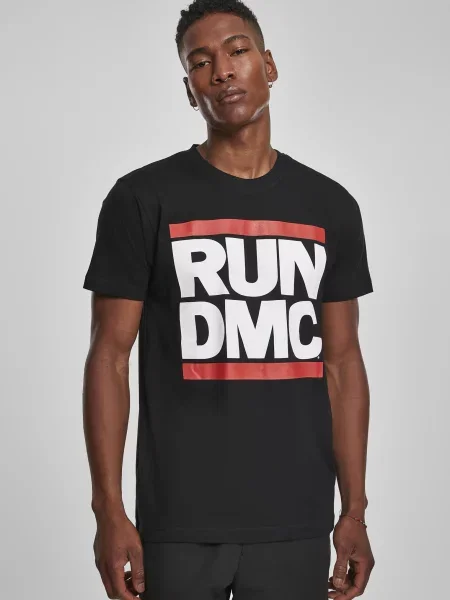 Бягане тениска Mister Tee черно
