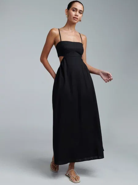 St MRLO Rochie PRESTON' negru