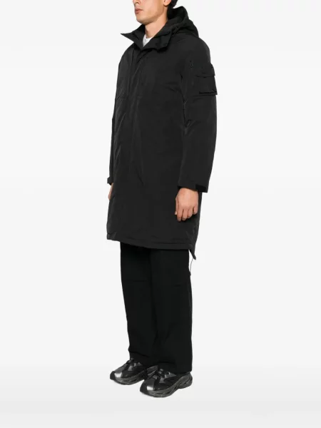 Palton Jg1 cu glugă negru