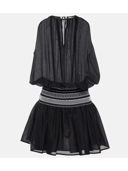 Rochie Tory Burch de mătase negru