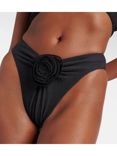 Bikini Same cu talie înaltă cu model floral negru