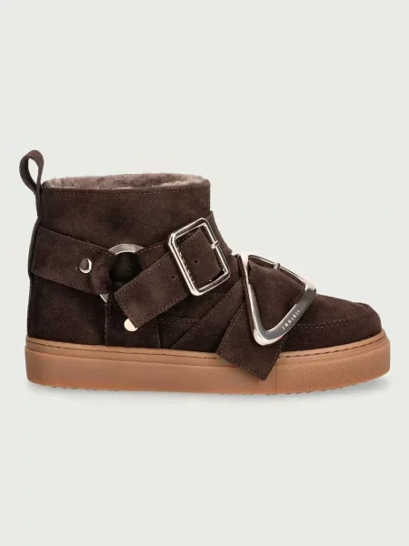 Inuikii Classic Low Buckle śniegowce zamszowe