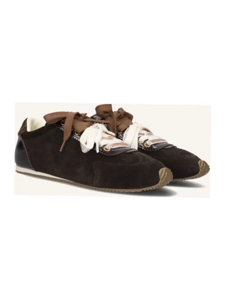 Kurt Geiger London Islington Sneaker sneakersy zamszowe brązowe