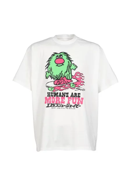 Tricou Swjp cu imagine alb