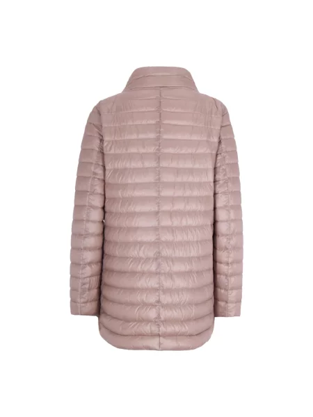Kurtka puchowa Herno dwustronna różowa