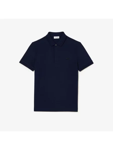 Lacoste Koszulka Polo Paris Stretch Piqué Regular Fit granatowa