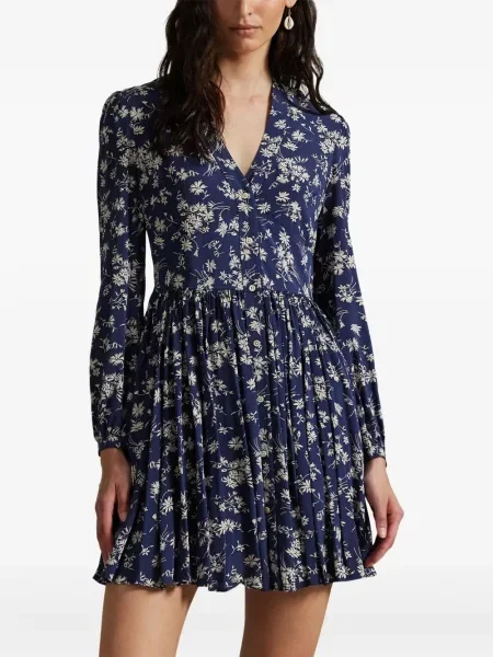Δερμάτινο παντελόνι Polo Ralph Lauren με σχέδιο paisley μαύρο