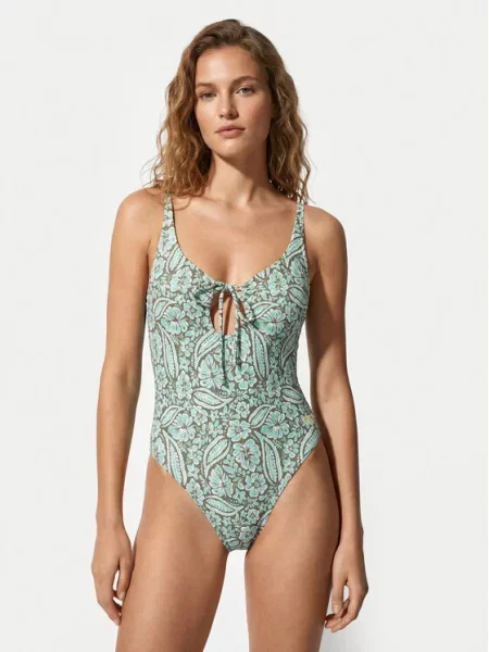 Roxy Női fürdőruha Wildside Paisley zöld